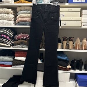 Veronica Beard Black Flared Pants